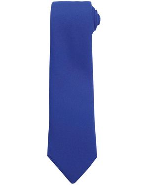 PREMIER Plain Tie (Royal) - Blue