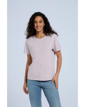 Mountain Warehouse 'Canopy Carina' T-Shirt Cotton Breathable Summer Tee - White