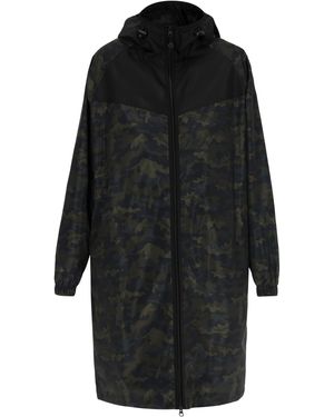 Schmuddelwedda Jas Olijfcamouflage - Zwart