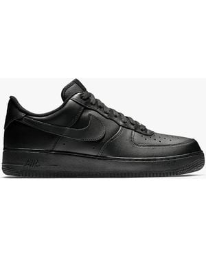Nike Air Force 1 '07 Trainers/ Leather - Black