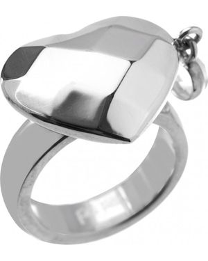 Folli Follie 3R9F199C-58 Ladies Ring - Grey