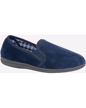 Sleeper Wilson Memory Foam Slipper - Blue