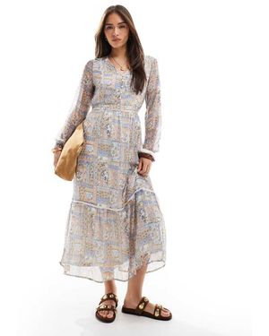 Vero Moda Smock Maxi Dress - White