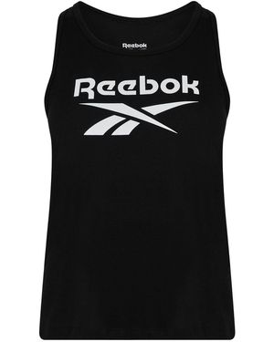 Reebok Crew Neck Regular Fit Tank Top - Black