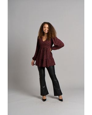 Chapter London Tuniek Met Bloemen - Rood