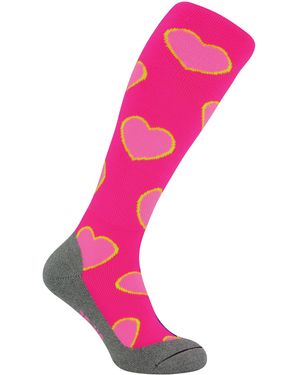 Hingly Hockey Socks With Colourful Cool Funny Funky Designs - Pink