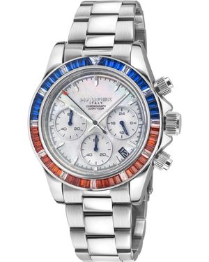 Haurex Italy Arcobaleno 316L Stainless Steel Case, Bezel, Dial, Bracelet Watch - Grey