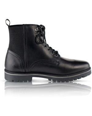 Silver Street London Manchester Boots - Black