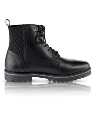 Silver Street London Manchester Boots - Black