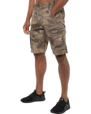 Kruze By Enzo Camo Shorts - Natural
