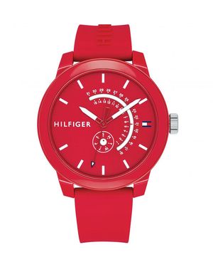 Tommy Hilfiger Denim Watch 1791480 Silicone - Red