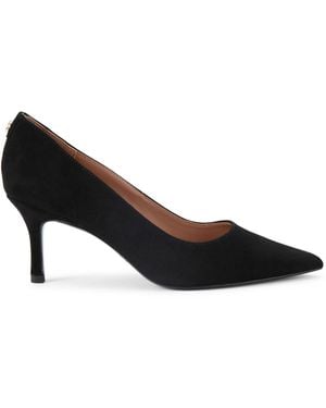 Carvela Kurt Geiger Suede Pompeii Court Heels - Black