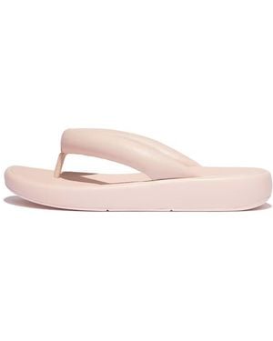 Fitflop Oyster Iqushion D Luxe X Roksanda Leather Flip Flop - Pink