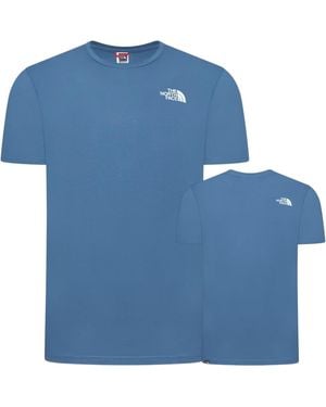 The North Face Simple Dome T Shirt Cotton - Blue