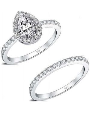 Bibei Radiant Engagement Set 925 Sterling Bian022 - Metallic