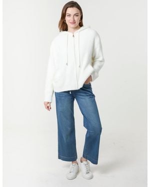 Blue Vanilla Zip Up Hoodie - Blue