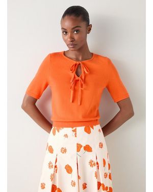 LK Bennett Tk Nerys Knitted Top - Orange