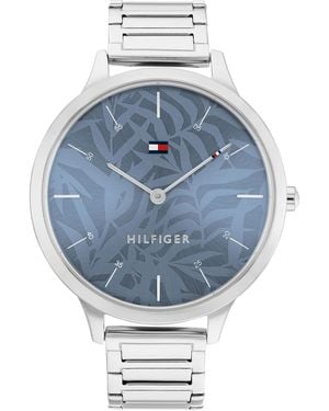 Tommy Hilfiger Samantha Horloge Zilverkleurig 1782496 - Blauw