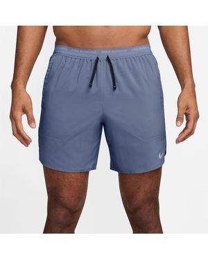 Nike Fit Stride 7 Brief Lined Running Shorts - Blue