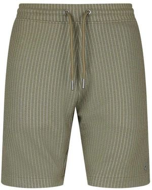 Luke 1977 Waffle Textured Shorts - Green
