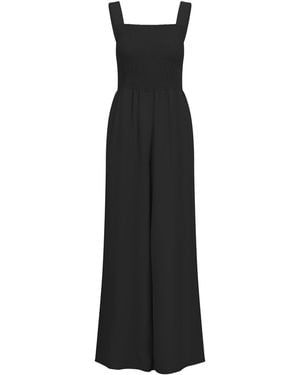 Trespass Ladies Cove Full Length Sleeveless Casual Jumpsuit Viscose - Black