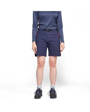 OEX Stretch Water Repellent Walking & Hiking Shorts With Multiple Zipped Pockets - Blue