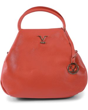 Versace 19.69 Abbigliamento Sportivo Leather Top-Handle Tote - Red