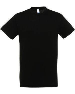 Sol's Regent Short Sleeve T-Shirt (Deep) Cotton - Black
