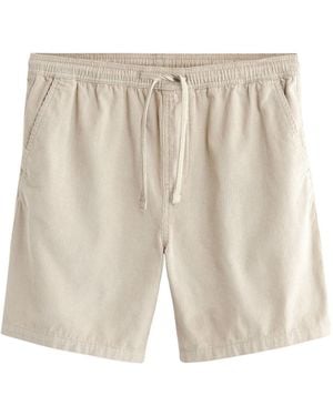 Secret Label Cotton Cord Dock Shorts - White