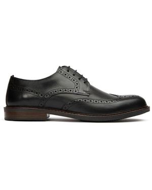 Soletrader Barry Brogue Shoes - Black