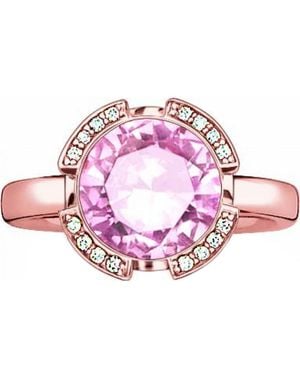 Thomas Sabo Tr2038-633-9-52 Ladies Ring - Pink