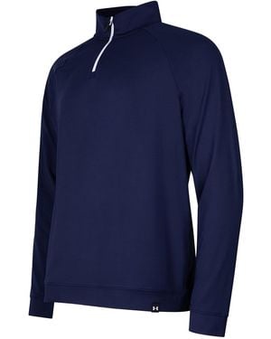 Under Armour Quarter Zip Midlayer (Midnight) - Blue
