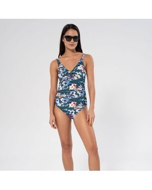 Panos Emporio Fleur Simi Swimsuit - Blue