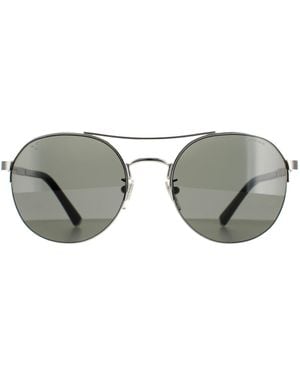 Police Aviator Shiny Full Palladium Smoke Spla24 Lewis 03 - Grey