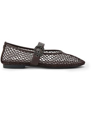 KG by Kurt Geiger Nico Woven Ballet Flats - Black