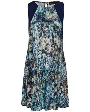 Conquista Print Dress - Blue