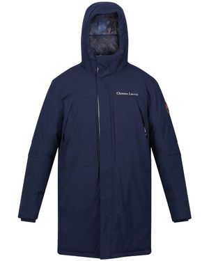 Regatta Christian Lacroix Padded Long Waterproof Jacket - Blue