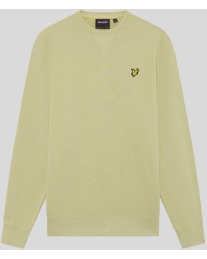 Lyle & Scott Cotton Crew Neck Sweatshirt - Yellow