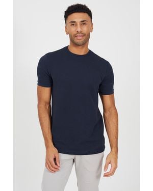Brave Soul Crew Neck T-Shirt - Blue