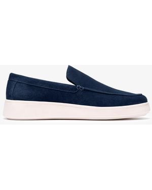 Clarks Morford Lo Suede Shoes - Blue