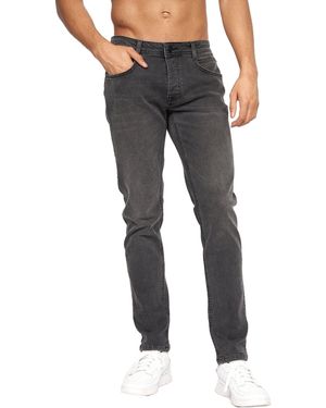 Crosshatch Malcolm Slim Jeans (Dark) - Grey