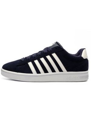 K-swiss K Swiss Court Tiebreak Ii Suede Trainers - Black