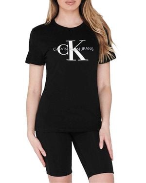 Calvin Klein Jeans Logo T-Shirt - Zwart