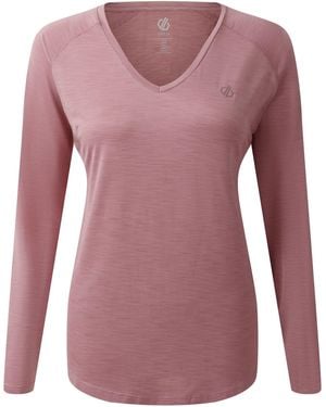 Dare 2b Ladies Discern Long Sleeve T-Shirt (Lilas) - Purple