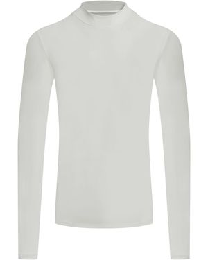 Craghoppers Mock Neck Long-Sleeved Golf Top - White