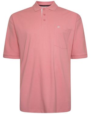 Forge Plus Size Polo Shirt - Pink