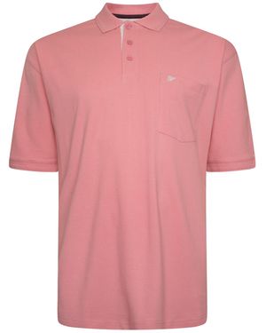 Forge Plus Size Polo Shirt - Pink