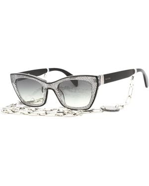 Guess Shiny Gradient Smoke Sunglasses - Metallic