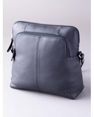 Lakeland Leather Raven Cross Body Bag - Blue