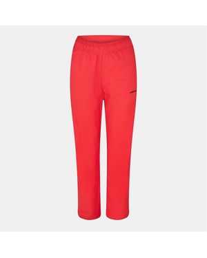 Head Club Solid Patterned Track Trousers - Red
